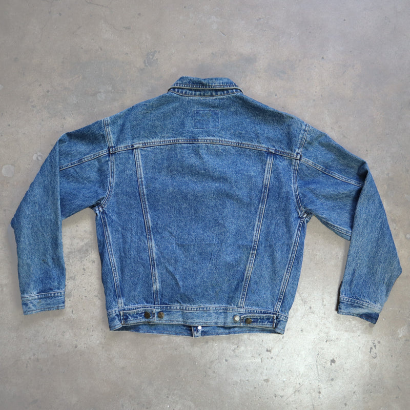 GAP Western Trucker Jacket With Zipper & Button Closure 90's