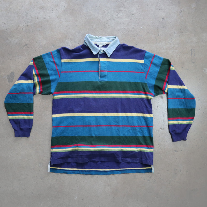 Rugby Shirt x JCrew 90's Loud Stripe