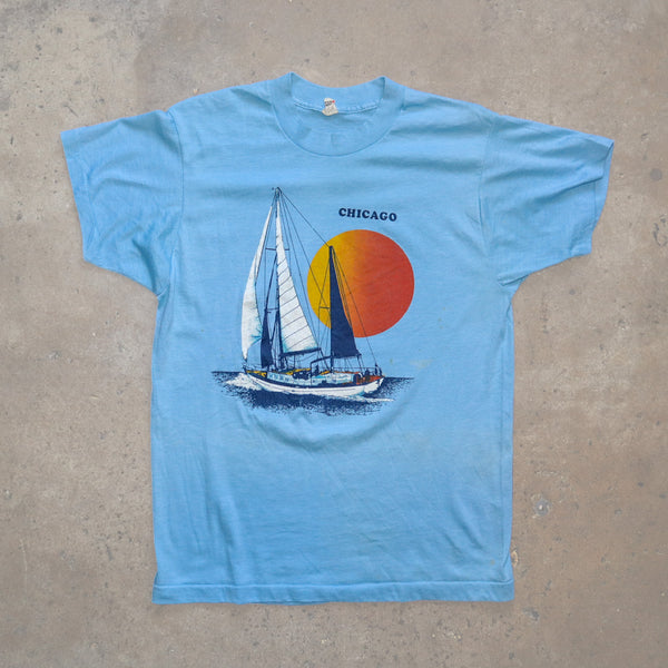 Chicago Sunset Vintage Tee
