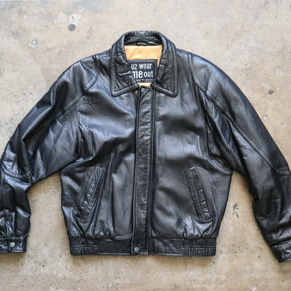 Wear Me Out Leather Bomber