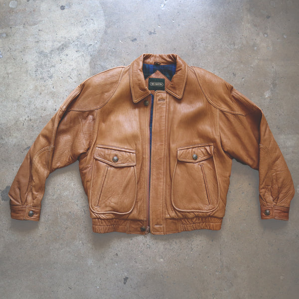 Neil Martin Leather Bomber